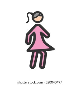 Girl Walking
