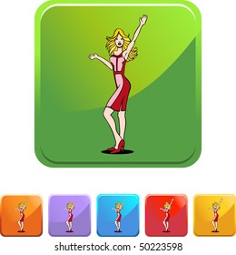 Girl Waving