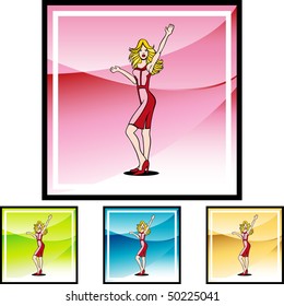 Girl Waving