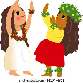 A girl who enjoys hula dancing