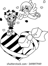 The girl who gets a corolla from an angel on heart 