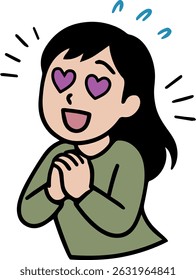 A girl who has woken up to love