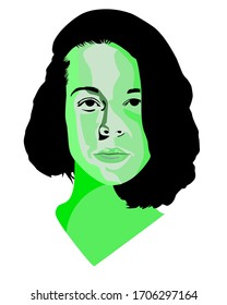 Das Mädchen, dessen Traum es ist, ein Model zu sein
