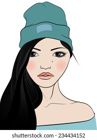 Girl winter