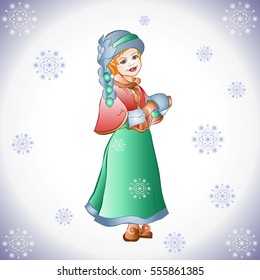 Girl and winter