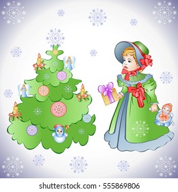 Girl and winter