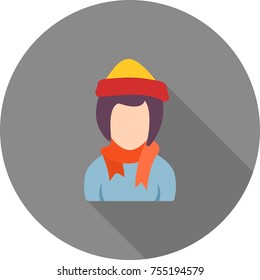 Girl in Winter Cap