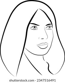 girl woman looking eyes face portrait