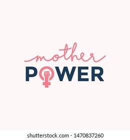 Girl, Woman, Mother Power Feminine Symbol Graphic Design 