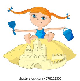 girl-child on vacation