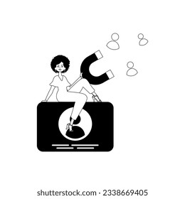 The girlfriend is holding a drawstring circumference unwrap control empanel that attracts calculate . hour concept . sum injustice and testis coffer linear expressive stylus.