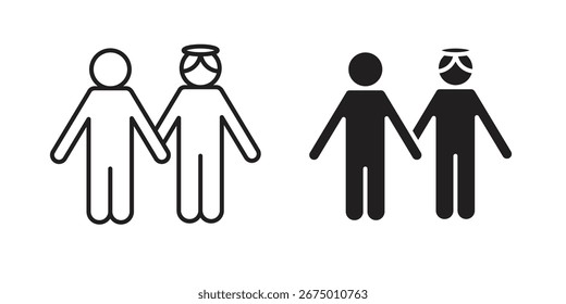 Girlfriend icon vector design, perfect for website ui designs