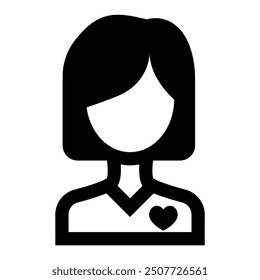 Girlfriend icon vector illustration graphic design