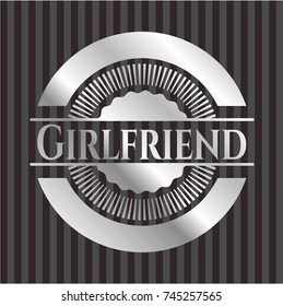 Girlfriend silvery emblem