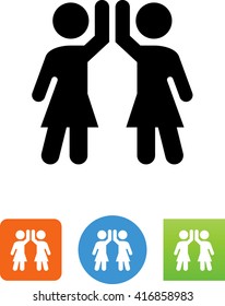 Girlfriends high 5 icon