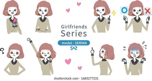 La serie modelo de novias para pausa