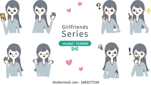 The girlfriends model series for pause