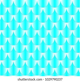 Girlish fish scale pattern