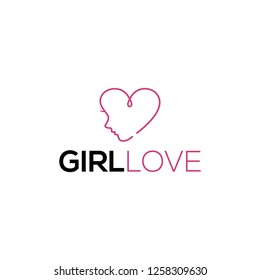 GirlLove, MonoLine Love, Face woman, dating