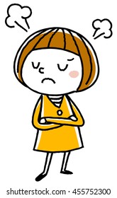 Girls: angry