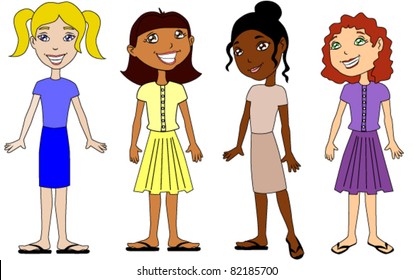 Girls Around the World