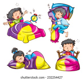 4,508 Kids sleeping early Images, Stock Photos & Vectors | Shutterstock