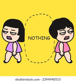 Girls Break Up With Her Friends. Ending A Friendship With Close Friend. There Is Nothing Between Us Anymore Concept Card Character illustration
