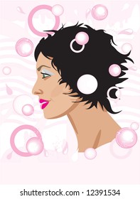 girls and bubbles