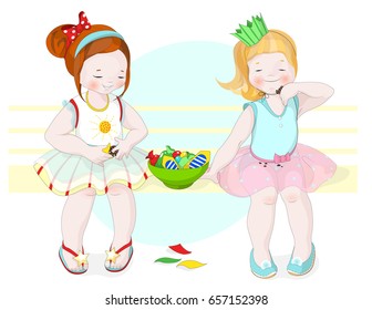 girls and candy 