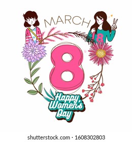 girls celebrating world women's day