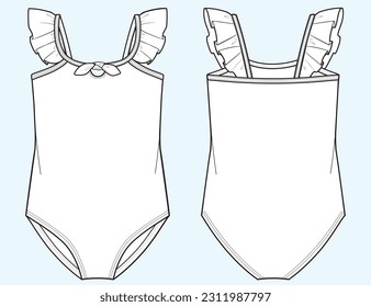 70+ One Piece Bodysuit Stock Illustrations, Royalty-Free Vector