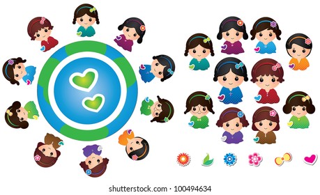 Girls collection (boys version available)