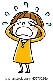 Girls: cry