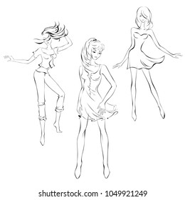 girls dancing in the disco