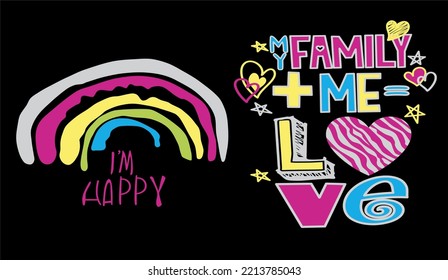 Girls Design. A collection of Girls wants and needs plus their hobbies. Editable colors and vector curves.  For your t-shirts, stickers or cover designs. Hope you like it. 