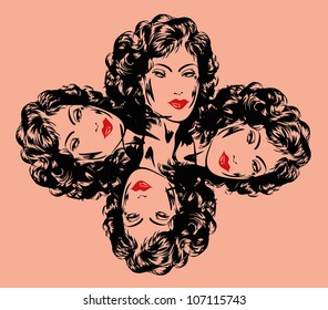 girls face