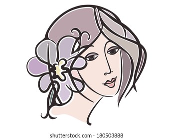 girl's face