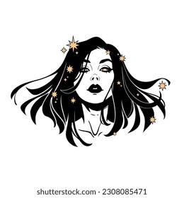 1,100+ Goth Woman Stock Illustrations, Royalty-Free Vector