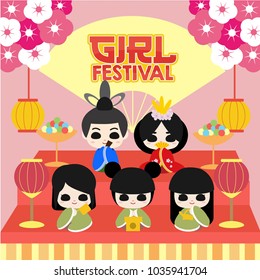 Girls Festival Illustration