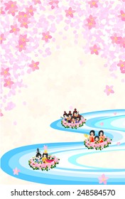 Girls Festival in Japan -Floating doll-
