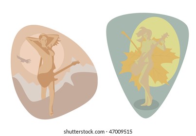 Girls with guitars