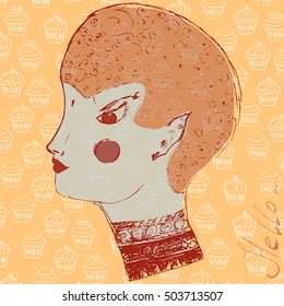 girl's head