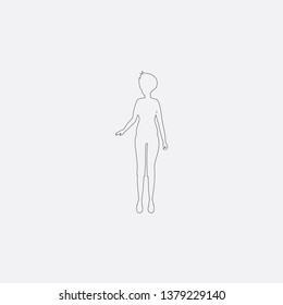 girls icon vector