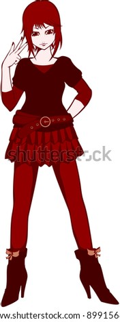 girl's illustration