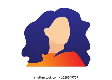 Girls illustration with bright colors