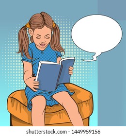 Girls are interested in reading books.
Pop art retro comic book cartoon drawing vector illustration kitsch vintage