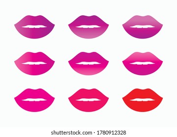 Girls Lips Icon for Your Services