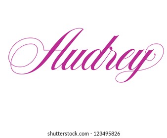 105 Audrey name image Images, Stock Photos & Vectors | Shutterstock