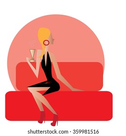 Girls Night Out - vector illustrator