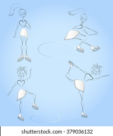 Girls on skates
